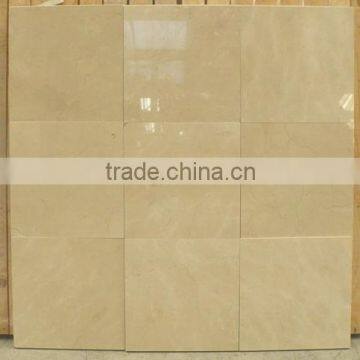 Popular Crema Marfil Polished Marble Look Porcelain Tile or Slab