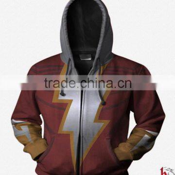 Flash hood printed Super Hero Design Hoodie