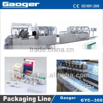 Pre-filled syringe blister packing and Cartoning Packaging Line (GYC-300)