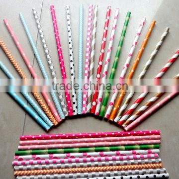 Colorful Paper Drinking Straw in Any Size