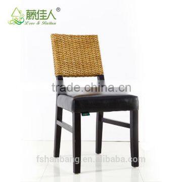 Super Cheap Bali Indonesia Design Coffee Handmade Seagrass Natural Rattan Wicker Wood Side Dining Chair Quality Choice photo-3
