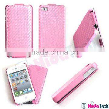 for apple iphone4 4g case Mobile phone Vertical Leather Case black pink rad blue white Different design