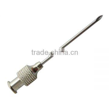 Knurled Luer Lock hub Veterinary Syringe Needle