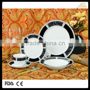 china wholesale 20pcs decal fine bone china dinner set ,china supplier