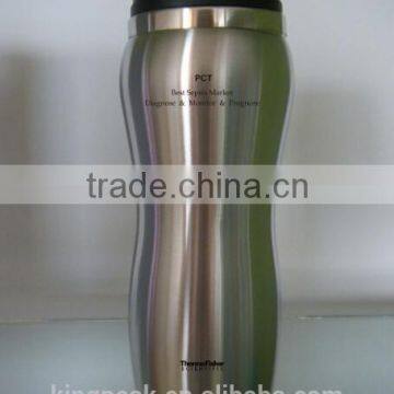 16 oz stainless steel starbucks coffee mug/ /stainless steel travel mug/double wall insulated coffee cup/Auto mug