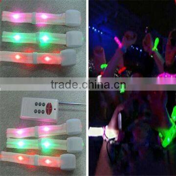 custom controlled led bracelet concert event sounds active led bracelet remote control led