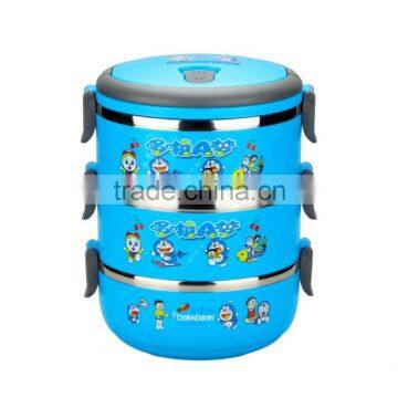 #201 SS cartoon lunch box (Doraemon)