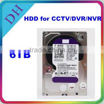 original brand 6tb hdd 3.5'' SATA 5400rpm 64MB internal CCTV hard disk