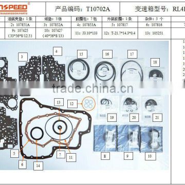 ATX RE4F03A Automatic Transmission Overhaul Rebuild Kit T10702A for Gearbox Overhaulin Kit Seal Kit Resealing Kit