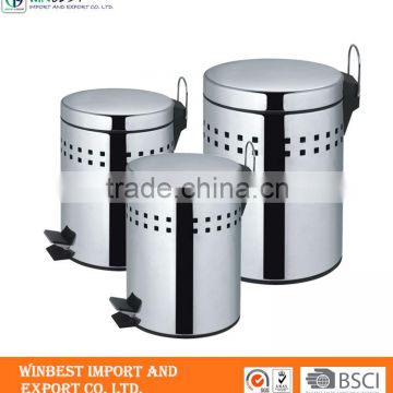 5L household trash bin with ventilatory holes