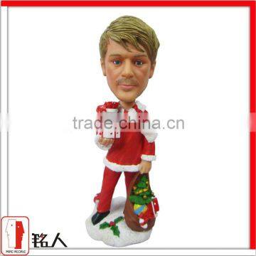 MA09-73,Custom Santa Bobble Head Christmas Gift