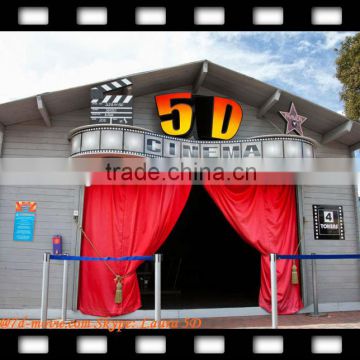 Amusement Park 3d simulat or 5d cinema with cabin f or sale