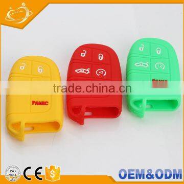 Made in china silicon car key protect case shell for jeep