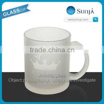 SH170 promotional frosty coffee glass mug iced coffe cup glass