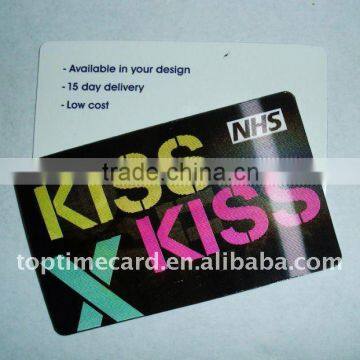 3D lenticular business card