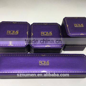 fashion jewelry package box plastic/paper box with logo custom