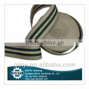 Double face mixed color PP stripe webbing tape for bags and safty belt