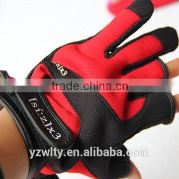 OEM Outdoor Sports Anti slip Neoprene Fishing gloves fishing gear tackle