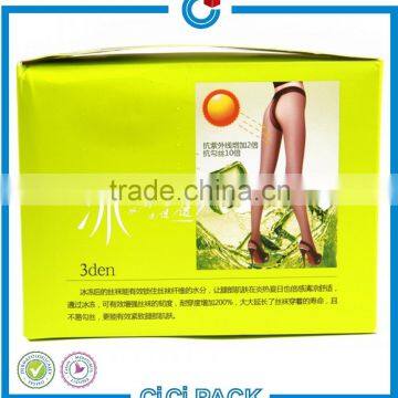 Beautiful sexy underwear silk stocking packaging carton paper boxes craft