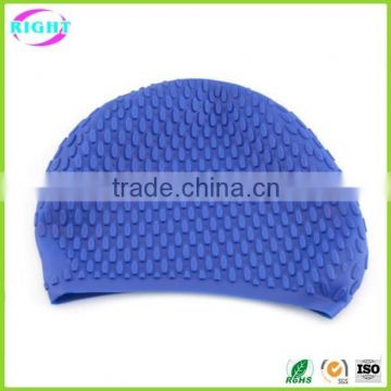 High quality silicon japanese mesh swim cap