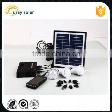 Power Solution Solar LED Home Lighting Kits For Poor Electricity