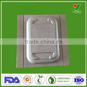 Disposabl biodegradable sugarc ane bagasse paper food packing cable tray