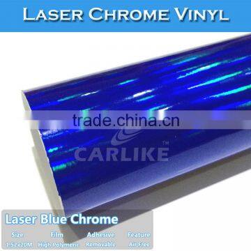 CARLIKE 1.52x20M Twinkling Holographic Rainbow Laser Chrome Vinyl Wrap Sticker