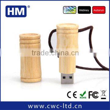 Hot selling wood USB flash drive with lanyard 2GB4GB8GB16GB wooden USB flash drive Custom Solution print/laser engraving LOGO