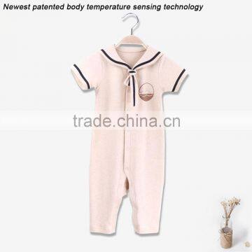 100% Organic Cotton Material Top Quality Baby Rompers