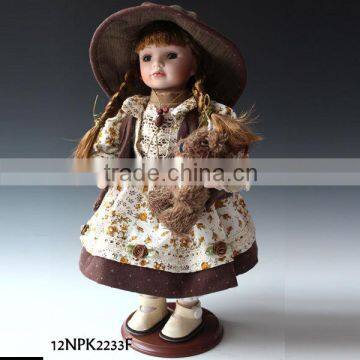 12inches in height porcelain gift doll decoration porcelain doll                        
                                                Quality Choice