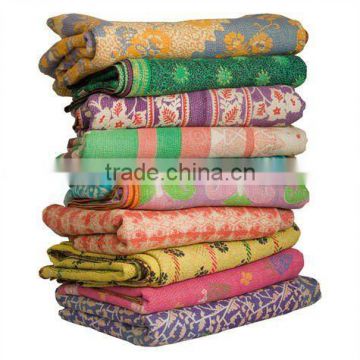 INDIAN VINTAGE KANTHA DECORATIVE THROWS~AT HIGHLY DISCOUNTED PRICES