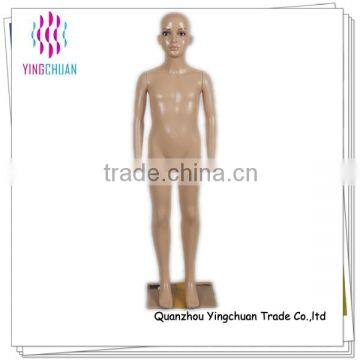 Cheap skin color make up face plastic child mannequin