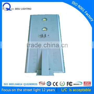 60W all in one solar led street light sample from Bisu Lighting