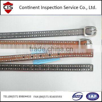 Women Belt inspection service in China