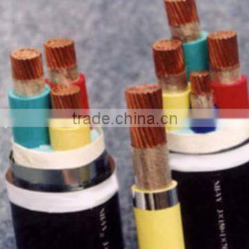 Flexible rubber sheathed semi-conducting screen mining cable