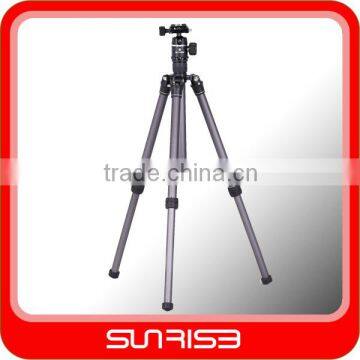 SUNRISE good quality professional aluminum dslr camera tripod with ball head for DSLR camera