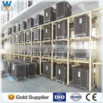 Zinc Plated Steel Welded Wire Mesh Pallet Cage photo-5
