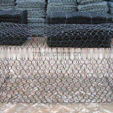 Hexagonal Pvc Coated Galvanized Gabion Wire Mesh Box For Sale Stone Gabion Basket Certificated manufacturer