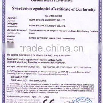 Certificate of Conformity