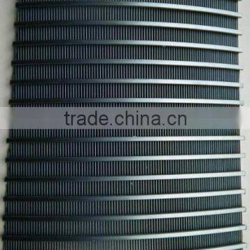 Flat type v-wire welded screen