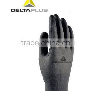 Seamless polyamide nitrile foam-cated knitted safety gloves