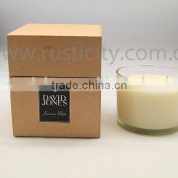 Natural soy wax scented candle home decoration craft