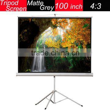 New 100 Inch 4:3 Matte Grey Home Cinema Screens