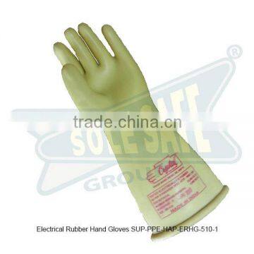 Electrical Rubber Hand Gloves