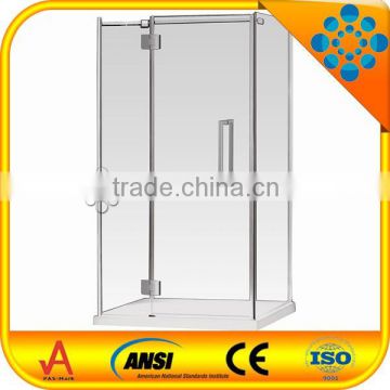 2015 new style Australia standerd stainless steel frame sliding shower enclosure