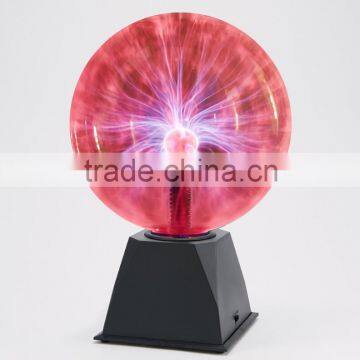 Red beautiful plasma ball