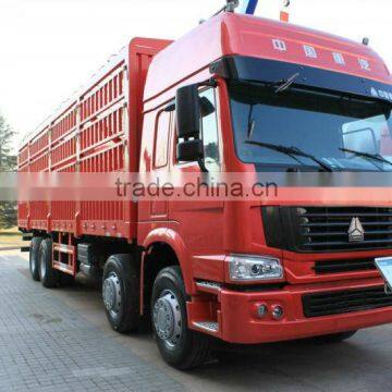 Sinotruck howo 8x4 heavy duty cargo truck fo hot sale