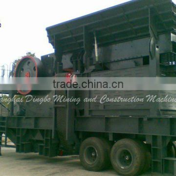 Latest 2012 Portable Jaw Stone Crusher for Mining and Construction