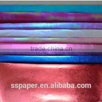 2016 hotsale product Gift wrapping paper Gradient rainbow paper for box package