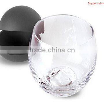 Drinkware Ice Ball Single Big Mold for Perfect Ice Spheres Food-grade Silicone for Whiskey